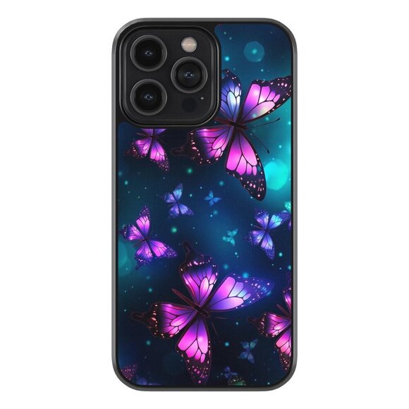 Butterfly Phone Case iPhone 16 Pro, 15 Pro, 14, Samsung Galaxy S25 Google Pixel - Picture 2 of 7